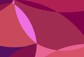 Light Purple vector template with liquid shapes.