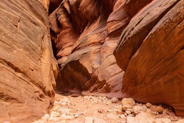 Beautiful landscape around Buckskin Gulch slot canyon