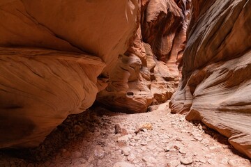 Beautiful landscape around Buckskin Gulch slot canyon