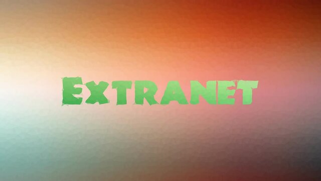 Extranet Dissolving Technological Tessellated Looping Animated Triangles