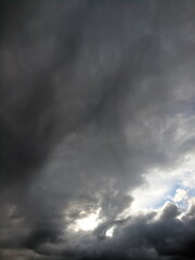 The weather is not happy