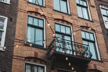 Obraz premium hanging light bulbs