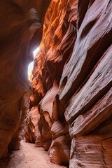 Beautiful landscape around Buckskin Gulch slot canyon