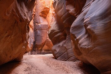 Beautiful landscape around Buckskin Gulch slot canyon