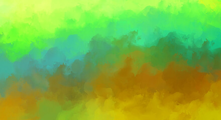 Creative abstract painting. Background with artistic brush strokes. Colorful and vibrant illustration. Painted art.