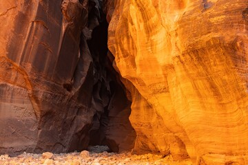 Beautiful landscape around Buckskin Gulch slot canyon