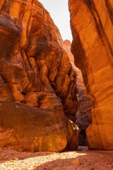 Beautiful landscape around Buckskin Gulch slot canyon