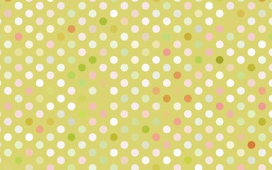 Light Green, Red vector cover with spots.
