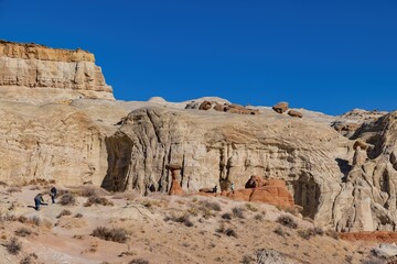 Beautiful landscape around Toadstool Hoodoos