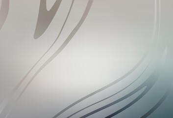 Light Gray vector pattern with curved lines.