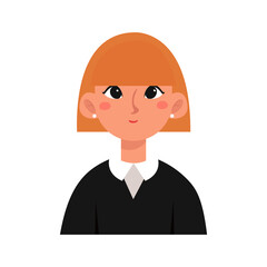 Isolated judge woman professions jobs icon- Vector