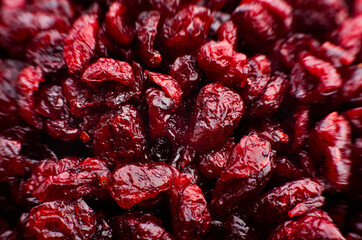 dried cranberry macro detail closeup