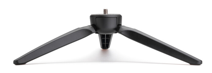 small tripod stand isolated on white