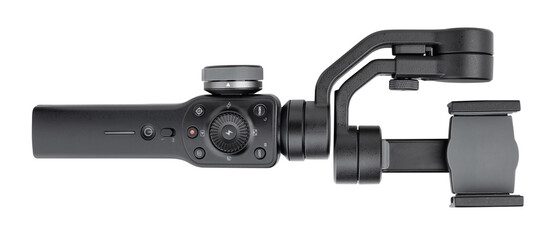 smartphone gimbal isolated on white