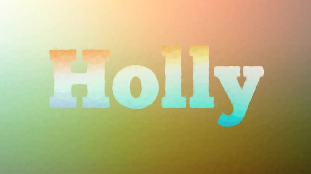 Holly dissolving interesting tessellating looping moving triangles