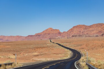 Sunny view of the Vermilion Cliffs National Monument