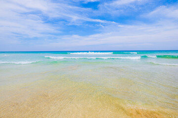静岡県下田市の白浜の海【６月】