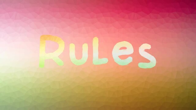 Rules Appearing Interesting Tessellation Looping Animated Triangles