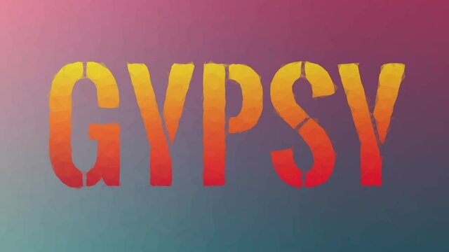 Gypsy Dissolving Weird Tessellation Looping Animated Polygons