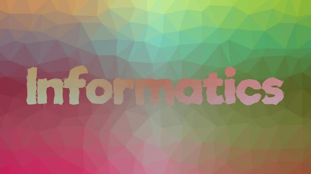 Informatics Dissolving Interesting Tessellating Looping Moving Triangles