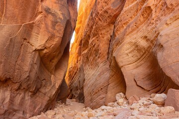 Beautiful landscape around Buckskin Gulch slot canyon