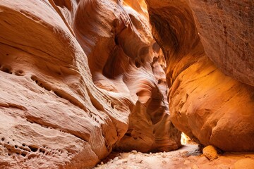 Beautiful landscape around Buckskin Gulch slot canyon