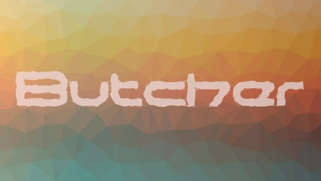 Butcher fade weird tessellation looping pulsing triangles