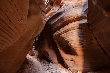 Beautiful landscape around Buckskin Gulch slot canyon