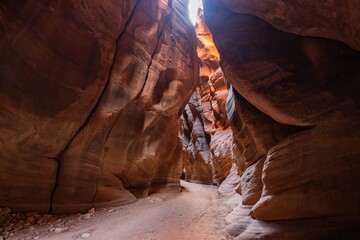 Beautiful landscape around Buckskin Gulch slot canyon