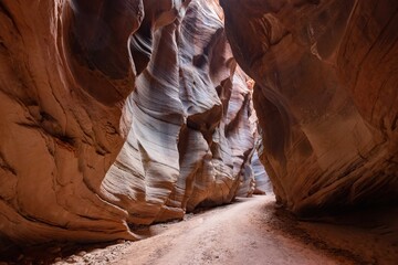 Beautiful landscape around Buckskin Gulch slot canyon