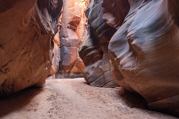 Beautiful landscape around Buckskin Gulch slot canyon