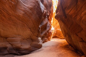 Beautiful landscape around Buckskin Gulch slot canyon