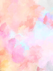 Painted composition with vibrant brush strokes. Textured colorful painting. Paint brushed wallpaper.