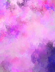 Fototapeta premium Artistic abstract background. Texture painted wallpaper. Creative illustration with strokes of paint. Brush pattern painting.