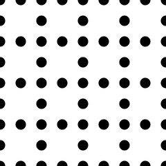 Dots seamless pattern. Circles ornament. Dot shapes motif. Circle forms backdrop. Rounds background. Dotted wallpaper. Digital paper, textile print, web design, abstract image. Vector illustration.