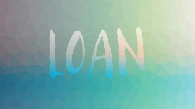 Loan fade modern tessellation looping animated triangles