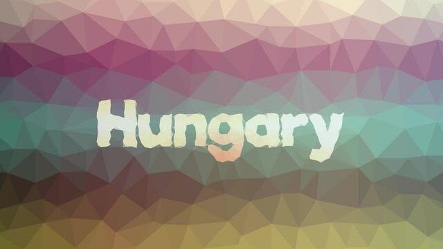 Hungary dissolving interesting tessellating looping pulsing triangles