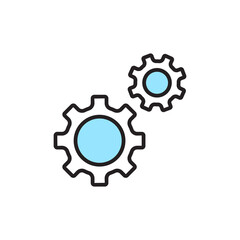 Isolated tools computers tecnology online icon- Vector