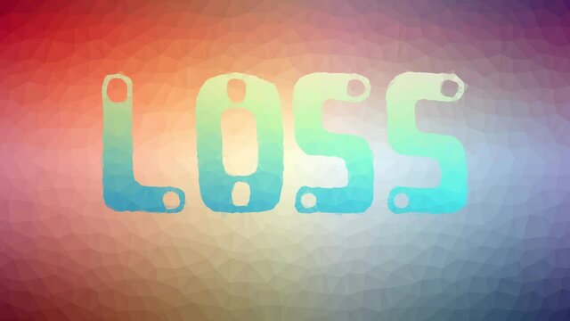 Loss fade interesting tessellation looping animated polygons