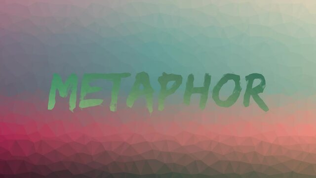 Metaphor dissolving techno tessellation looping animated polygons