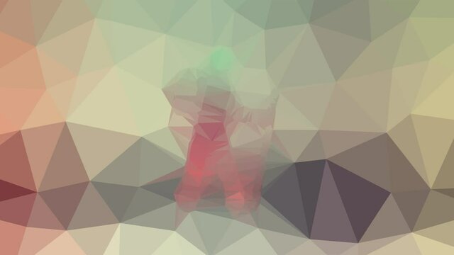 trailhead fade technological tessellation looping animated polygons