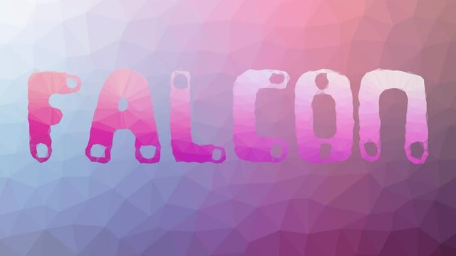 Falcon fade modern tessellating looping moving polygons