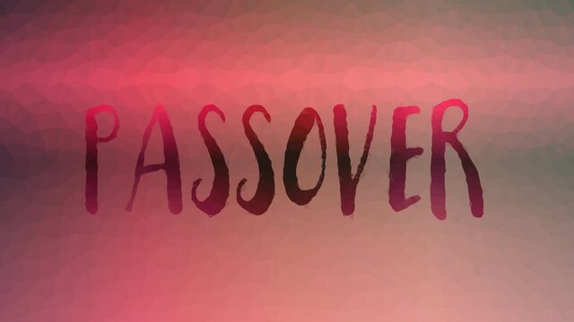 Passover fade techno tessellated looping animated triangles