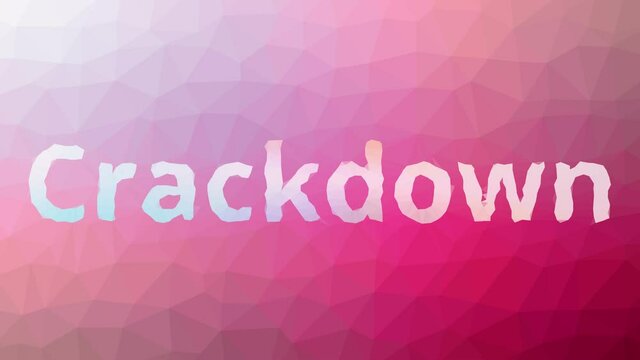 Crackdown Fade Weird Tessellated Looping Moving Triangles