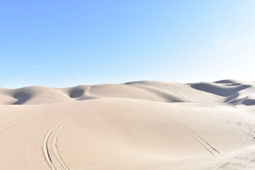 sand dunes in the desert