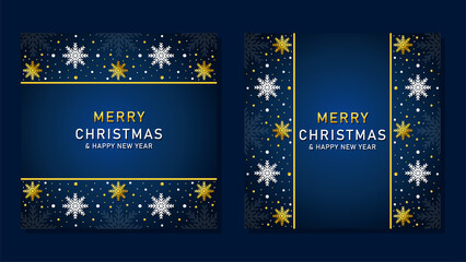 Christmas background card templates. Vector design element. Set of brochure, poster templates. Vector illustration