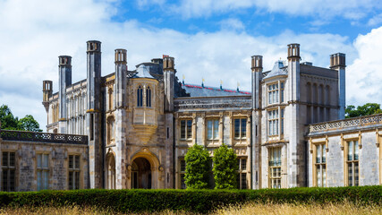 Highcliffe Castle in the summer