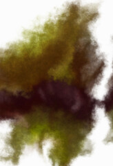 Watercolor painted background. Abstract Illustration wallpaper. Brush stroked painting. 2D Illustration.