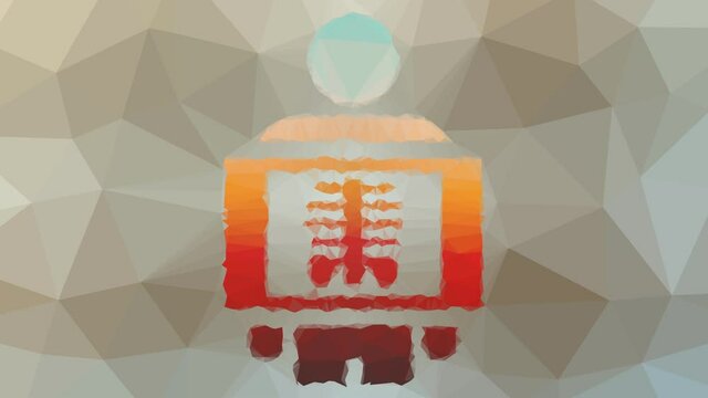 x ray radiation person medicine hospital health care doctor radiology dissolving techno tessellation looping moving triangles