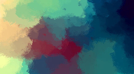 Brushed Painted Abstract Background. Brush stroked painting. Artistic vibrant and colorful wallpaper.